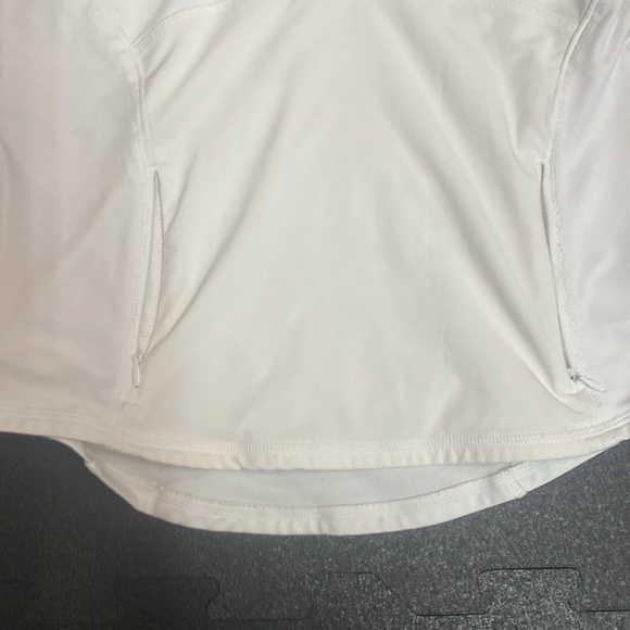 White Athleta Running Long Sleeve Top Size Small - Picture 7 of 10